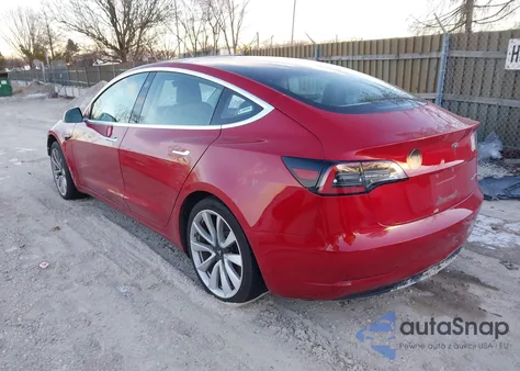 2018 Tesla Model 3 Long Range/Performance from USA, damaged, VIN 5YJ3E1EB3JF091413